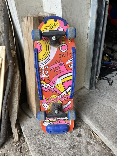 Skateboard vintage fluo - vintage,